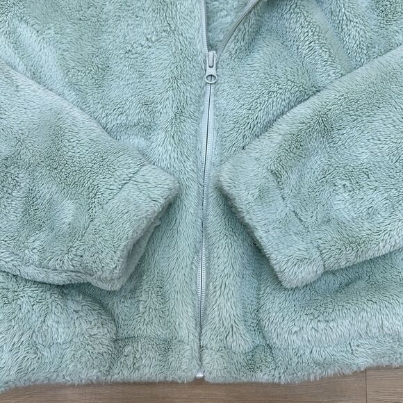 Z by ZELLA FUZZY MINT GREEN JACKET FOR GIRLS SIZE XL 14/16 - Picture 3 of 5